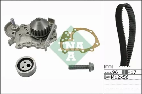 Schaeffler INA Water Pump & Timing Belt Kit (530019131)