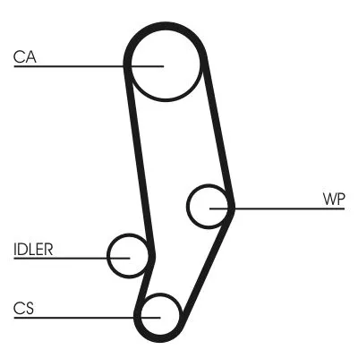 CONTINENTAL CTAM Water Pump & Timing Belt Kit (CT704WP2PRO)