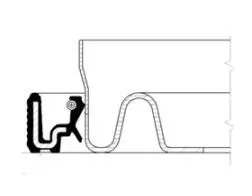 CORTECO Shaft Seal, crankshaft (12015257B)