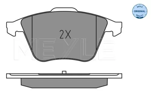 MEYLE Brake Pad Set, disc brake (0252402120)