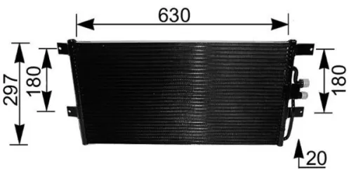 MAHLE Condenser, air conditioning (AC217000S)