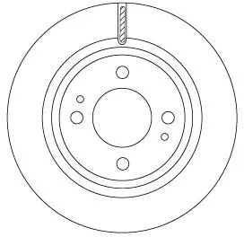 TRW Brake Disc (DF6908)