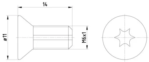 TEXTAR Bolt, brake disc (TPM0012)