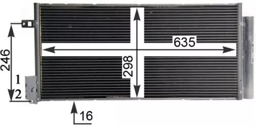MAHLE Condenser, air conditioning (AC505001S)