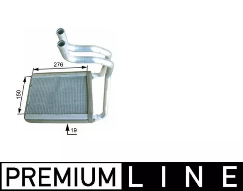 MAHLE Heat Exchanger, interior heating (AH175000P)