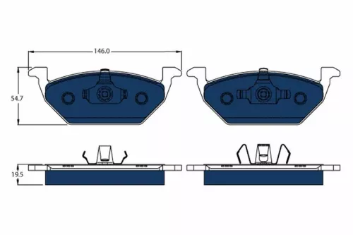 Brake Pad Set, disc brake