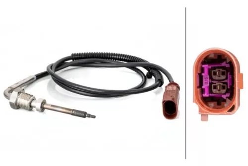 HELLA Sensor, exhaust gas temperature (6PT014494-621)
