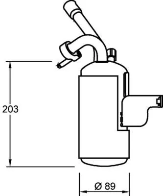 MAHLE Dryer, air conditioning (AD276000P)