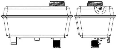 MAHLE Expansion Tank, coolant (CRT27000S)