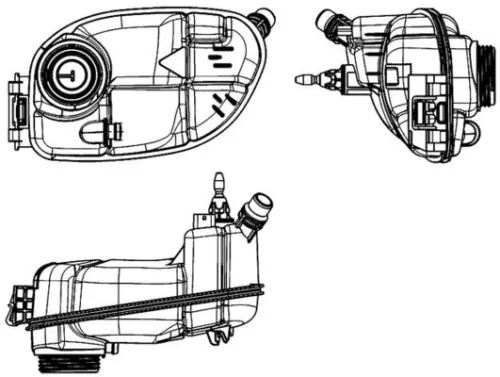 MAHLE Expansion Tank, coolant (CRT65000S)