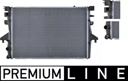 Radiator, engine cooling