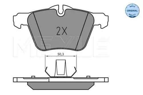 MEYLE Brake Pad Set, disc brake (0252407920)