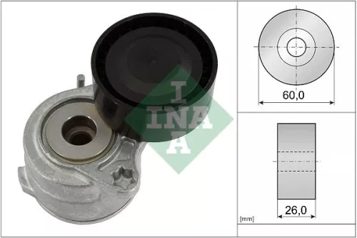 Schaeffler INA Belt Tensioner, V-ribbed belt (534065310)