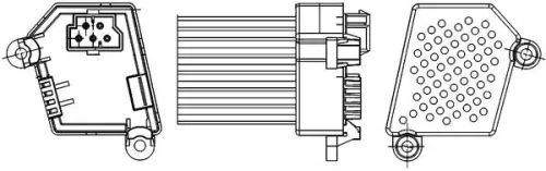 MAHLE Regulator, interior blower (ABR33000S)