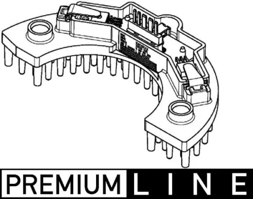 MAHLE Regulator, interior blower (ABR58000P)