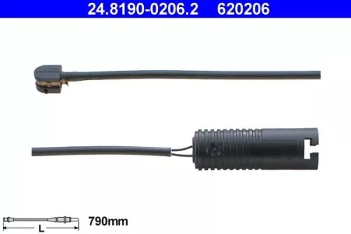 ATE Warning Contact, brake pad wear (24.8190-0206.2)