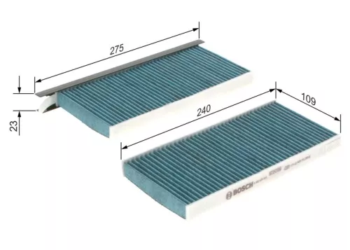 BOSCH Filter, cabin air (0986628553)