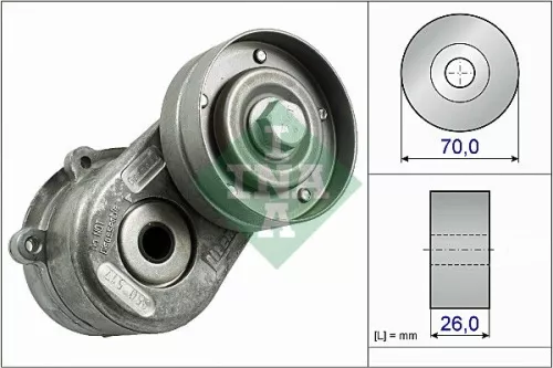 Schaeffler INA Belt Tensioner, V-ribbed belt (534044810)