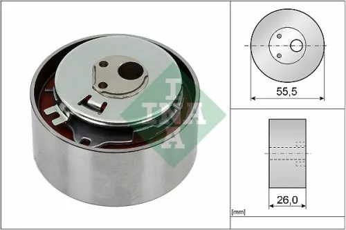 Schaeffler INA Tensioner Pulley, timing belt (531077810)