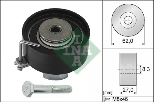 Schaeffler INA Tensioner Pulley, timing belt (531081310)