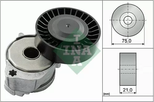 Schaeffler INA Belt Tensioner, V-ribbed belt (534060410)