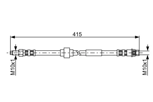 BOSCH Brake Hose (1987481165)
