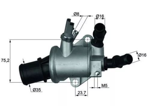 MAHLE Thermostat, coolant (TI14388)