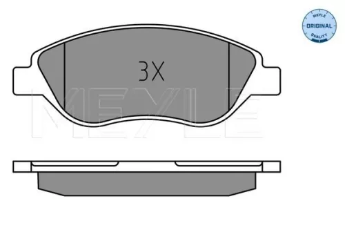 MEYLE Brake Pad Set, disc brake (0252371119)