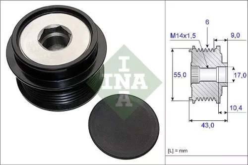Alternator Freewheel Clutch