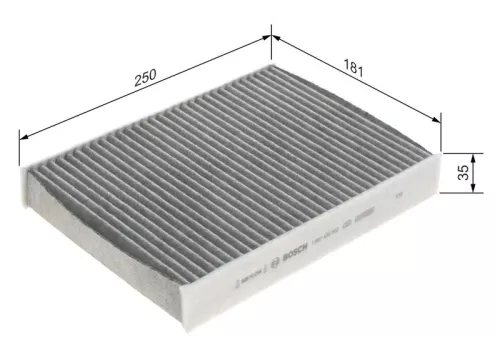 BOSCH Filter, cabin air (1987435562)