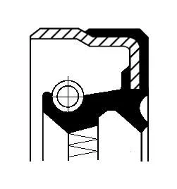 CORTECO Shaft Seal, differential (01031878B)