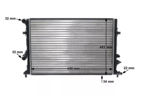 MAHLE Radiator, engine cooling (CR1899000S)