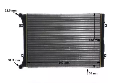 MAHLE Radiator, engine cooling (CR2038000S)