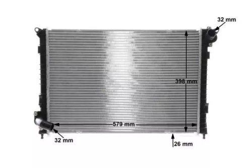 MAHLE Radiator, engine cooling (CR985000S)