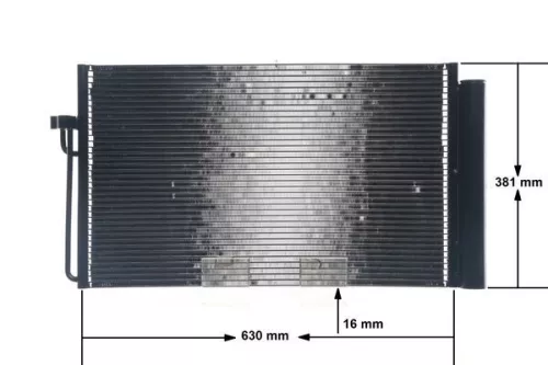 MAHLE Condenser, air conditioning (AC345000S)