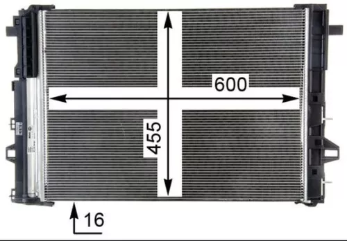 MAHLE Condenser, air conditioning (AC446000P)