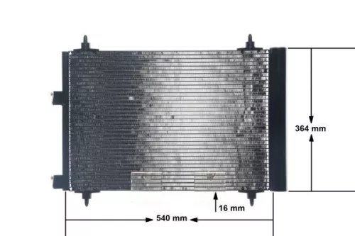 MAHLE Condenser, air conditioning (AC315000S)