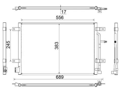 Condenser, air conditioning