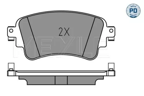 MEYLE Brake Pad Set, disc brake (0252230817/PD)