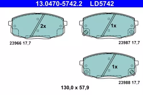 Brake Pad Set, disc brake
