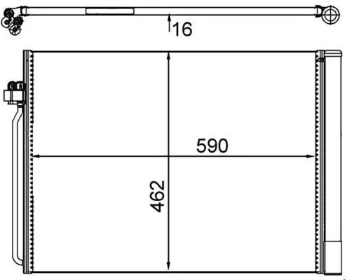 Condenser, air conditioning