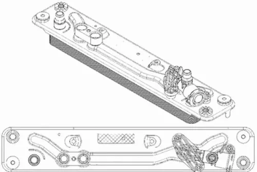 MAHLE Oil Cooler, automatic transmission (CLC182000P)