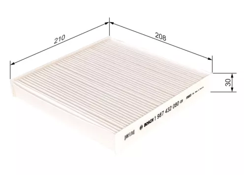 BOSCH Filter, cabin air (1987432080)