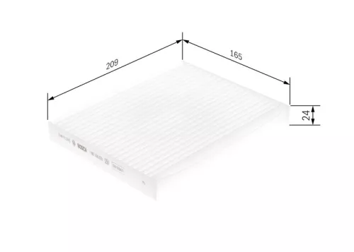BOSCH Filter, cabin air (1987435070)