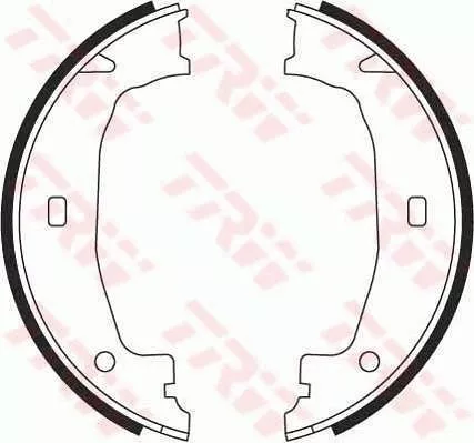 Brake Shoe Set, parking brake
