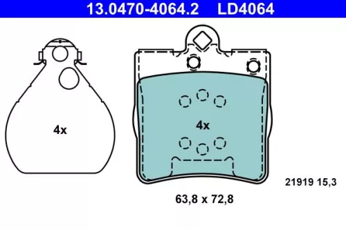 Brake Pad Set, disc brake