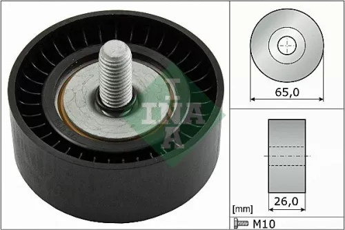 Schaeffler INA Deflection/Guide Pulley, V-ribbed belt (532047910)