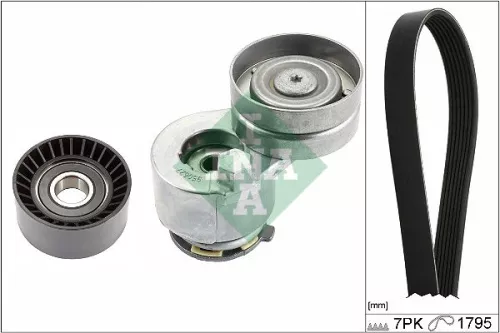 Schaeffler INA Deflection/Guide Pulley, V-ribbed belt (532056410)