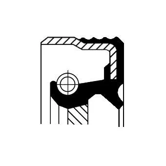 CORTECO Shaft Seal, crankshaft (12015675B)