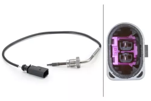 HELLA Sensor, exhaust gas temperature (6PT014494-101)